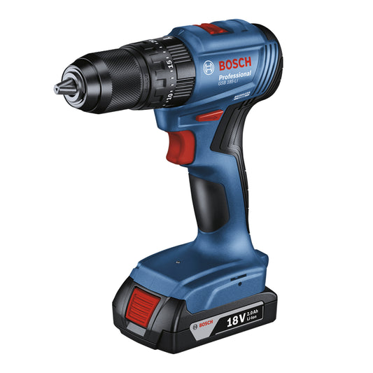 Bosch Gsb 185-li 18v 1 Batería Y Maletín Color Azul