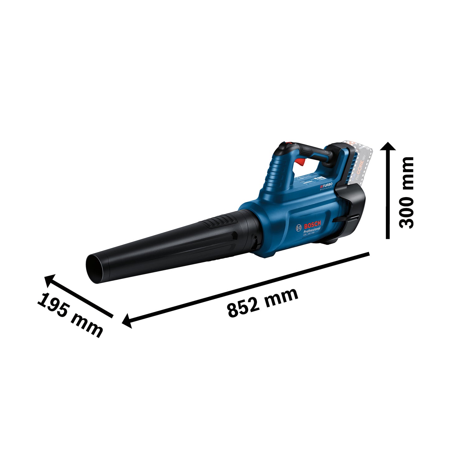 Aspiradora De Jardin GBL 18V-750 Azul 18v 780 M3/h