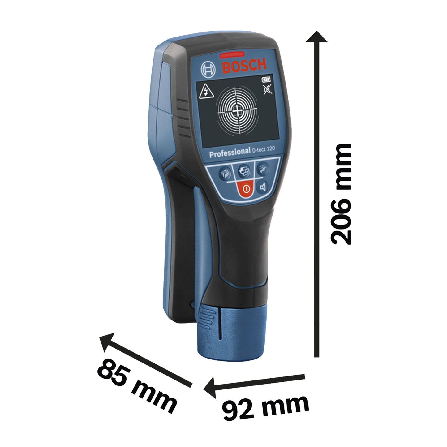 Detector De Materiales Bosch D-tect 120 Hasta 120mm
