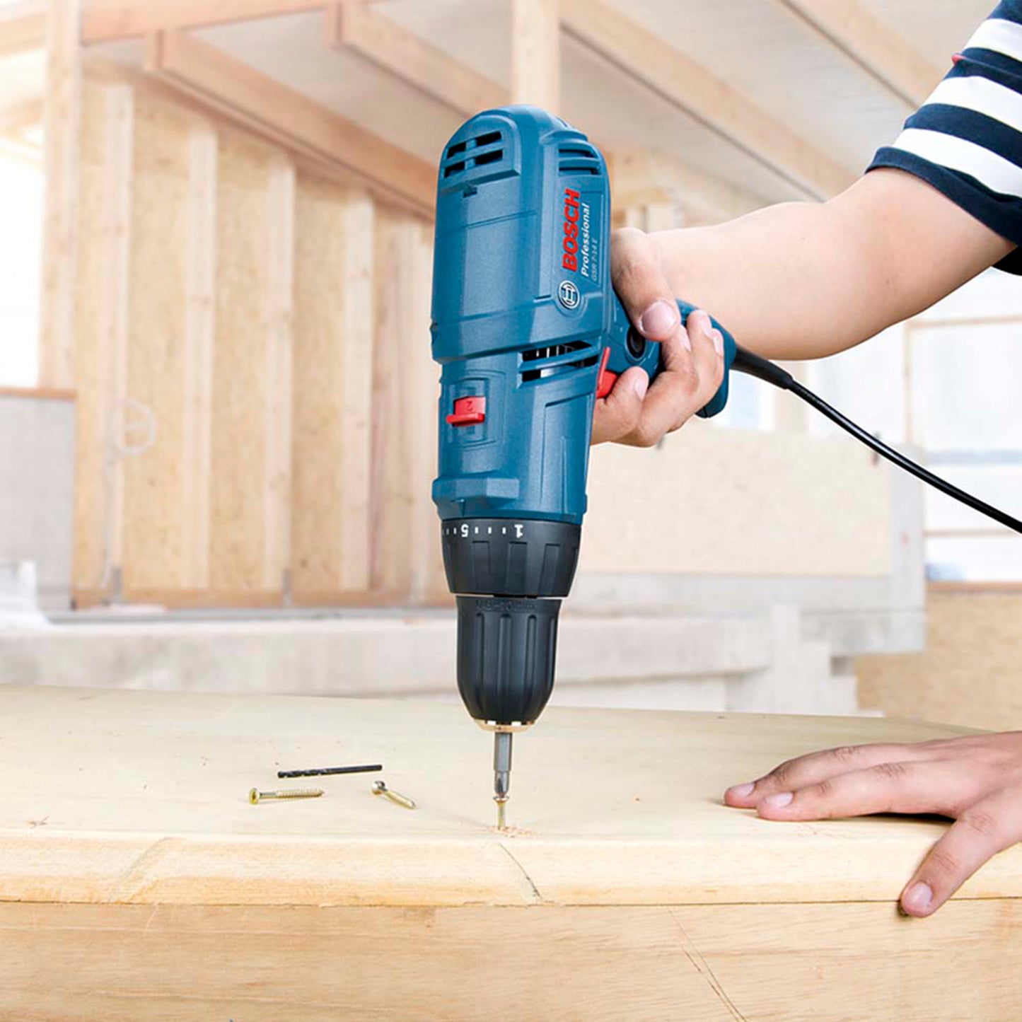 Taladro Atornillador Bosch Gsr 7-14 E 400w 127v Cable 4m