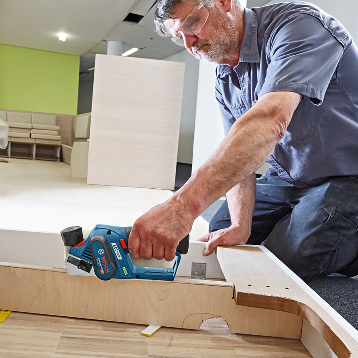 Cepillo Para Madera Inalámbrico Bosch Gho 12v-20, 12v Sb Heavy Duty