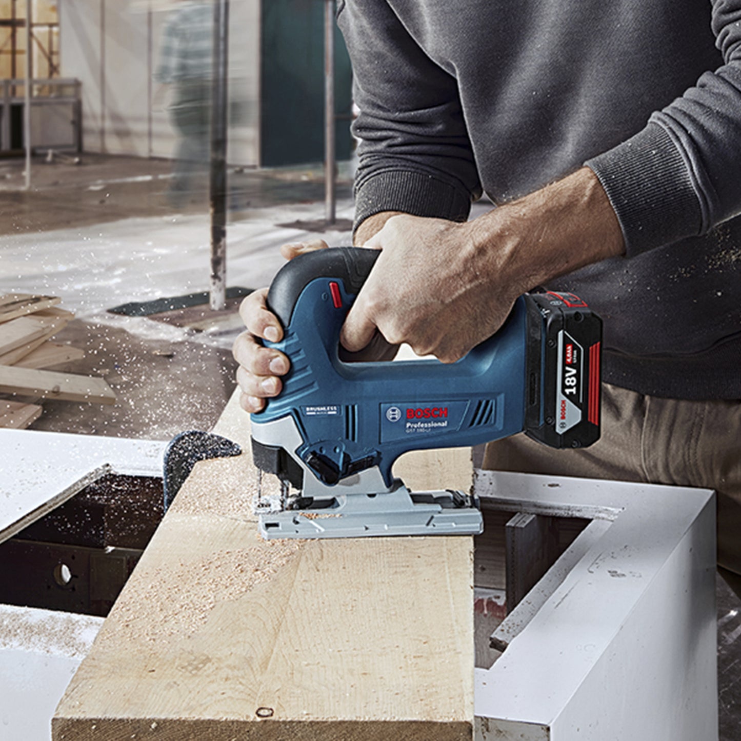 Sierra Caladora Bosch Gst 185-li 0 601 5B3 0E1