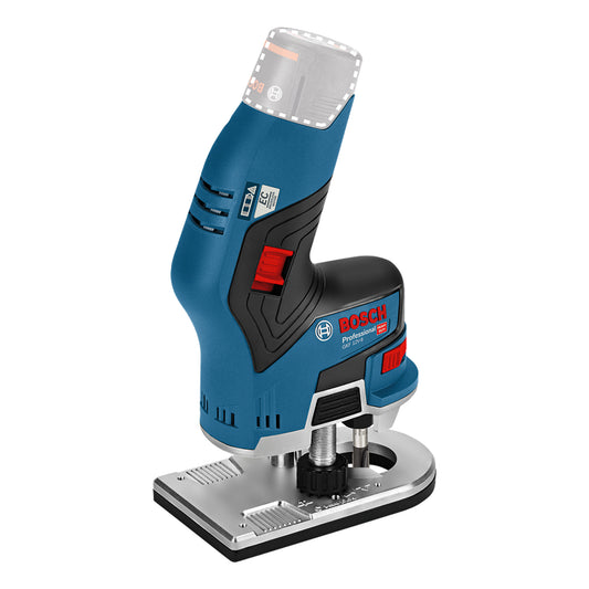 Router Bosch Inalámbrico Para Madera Gkf 12v-8 12v + Kit Cargador 12V