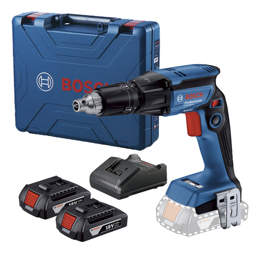 Atornillador Para Drywall Bosch Gtb 185-li Con 2 Baterías Y Maletin