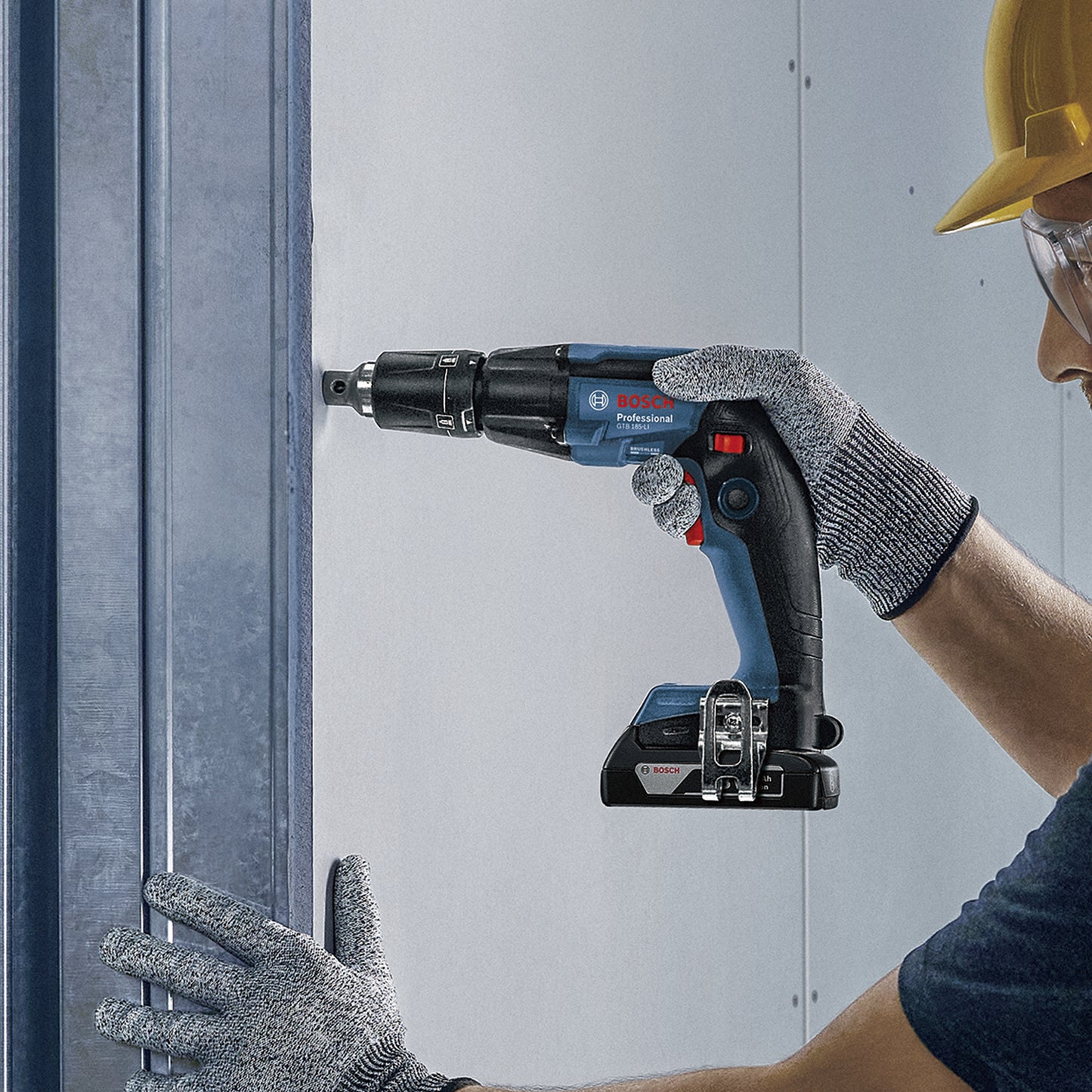 Atornillador Para Drywall Bosch Gtb 185-li Con 2 Baterías Y Maletin