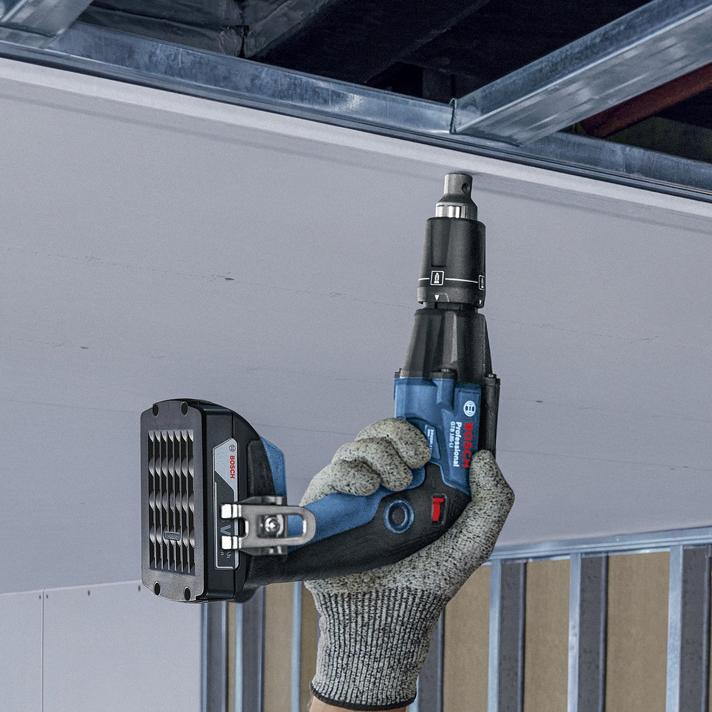 Atornillador Para Drywall Bosch Gtb 185-li Con 2 Baterías Y Maletin