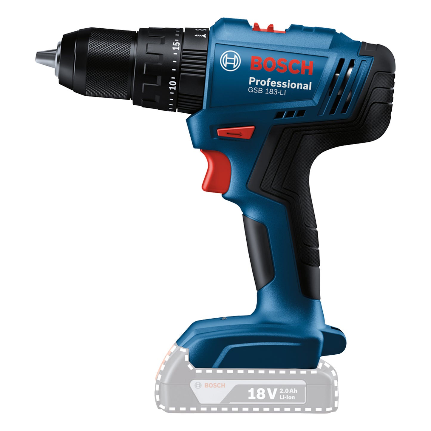 Taladro Percutor Bosch Gsb 183-li 18v Azul Sin Batería