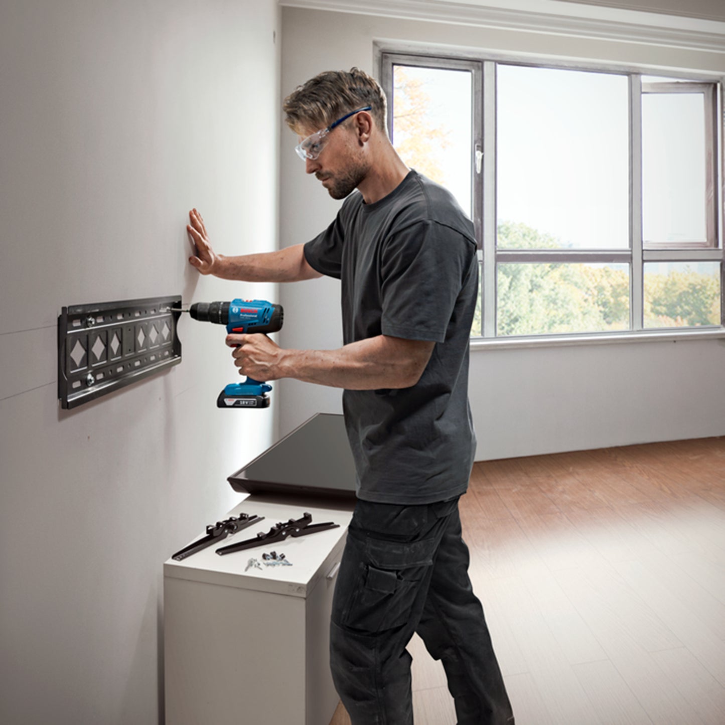 Taladro Percutor Bosch Gsb 183-li 18v Azul Sin Batería