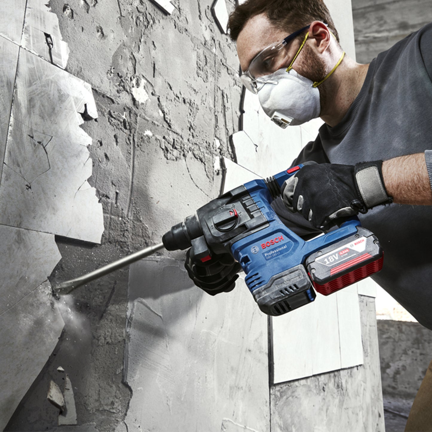 Martillo Perforador Inalámbrico Bosch Gbh 185-li 18v Sb