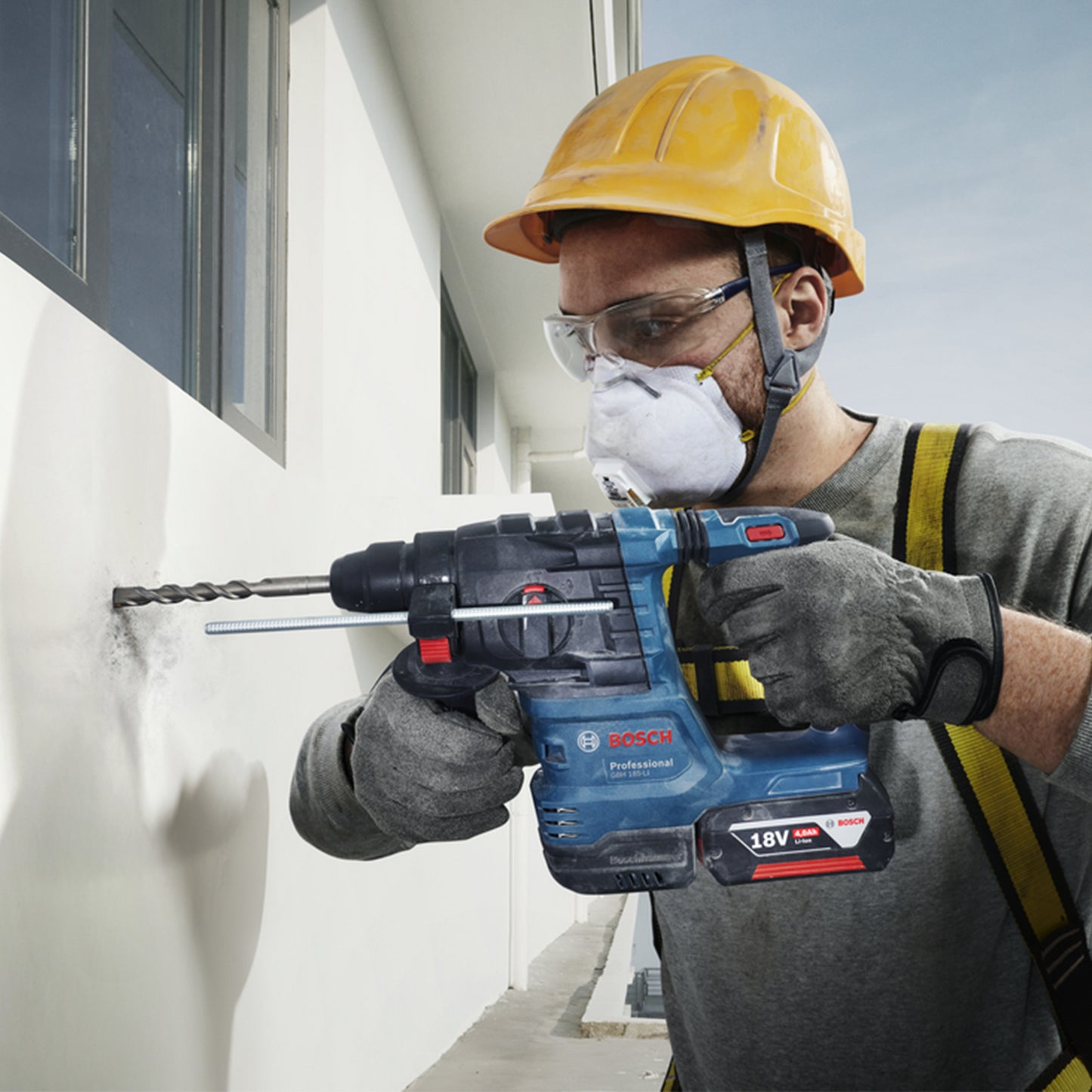 Martillo Perforador Inalámbrico Bosch Gbh 185-li 18v Sb