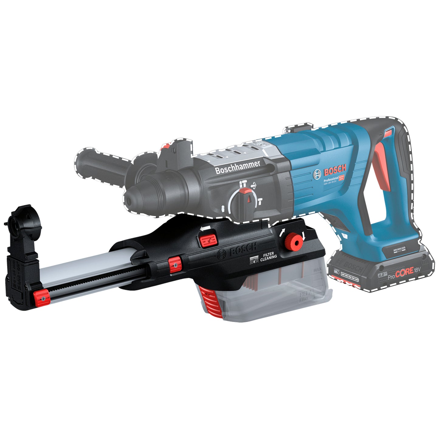 Gde 28 D Professional Extractor De Polvo Integrado Bosch