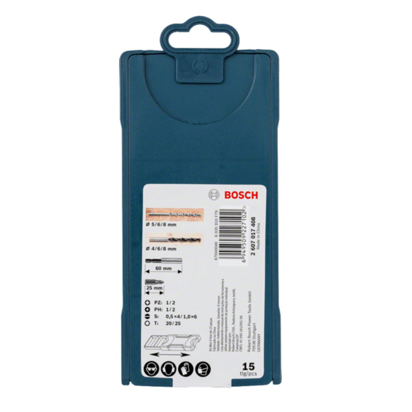 Set Puntas Y Brocas Bosch Mini X-line 15 Unidades