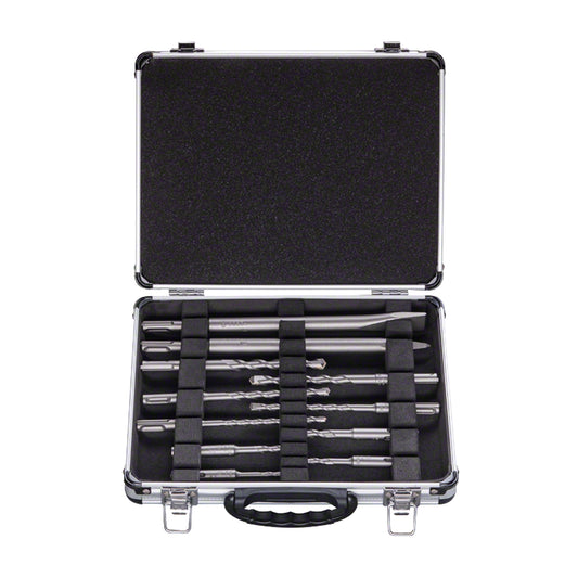 Set Brocas Y Cinceles Para Concreto Bosch Maletín 11 Piezas