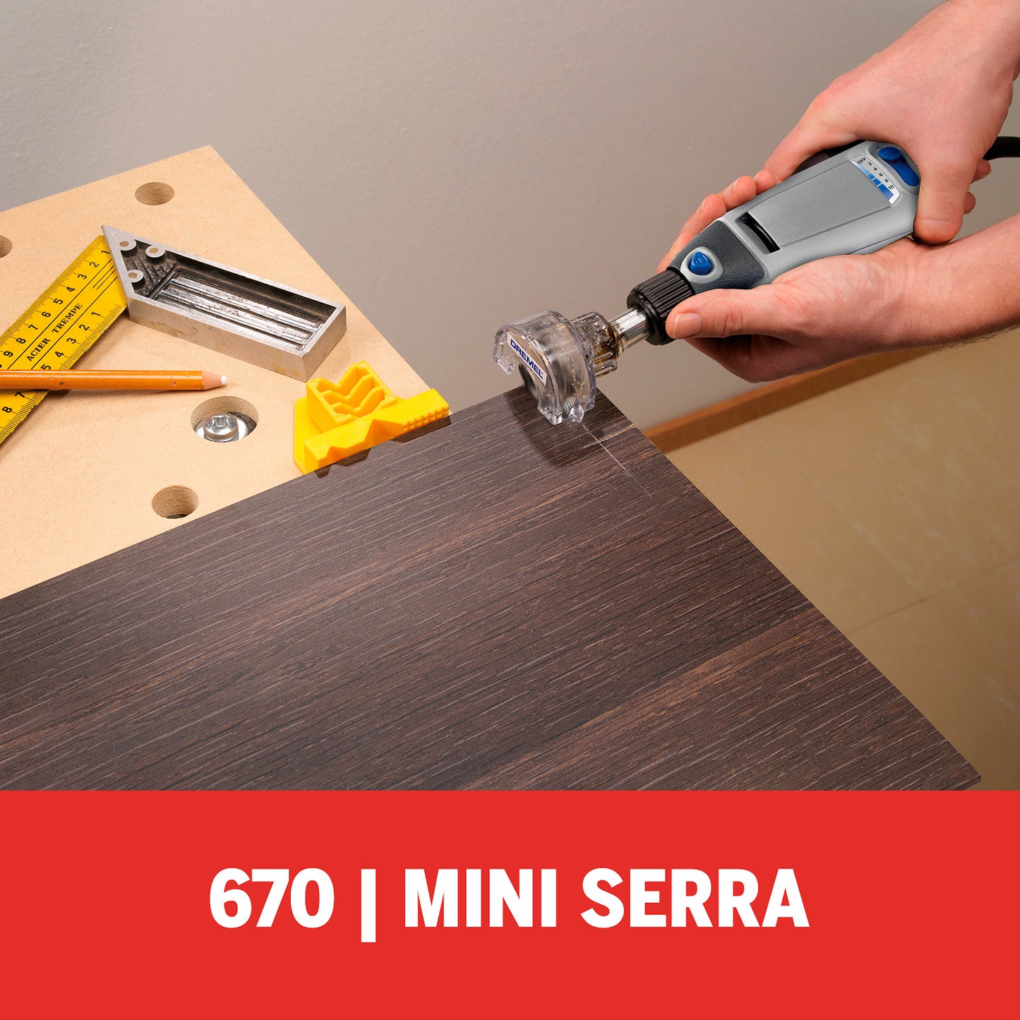 Mini Sierra Circular Dremel 670 Para Minitorno + Disco Rex