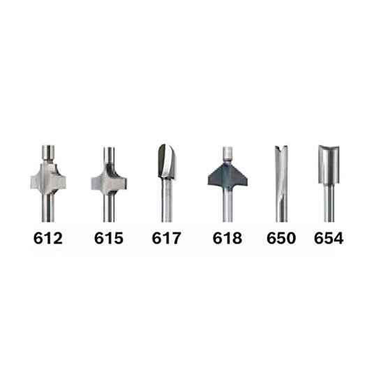 Dremel 692 Kit De Fresas Para Router, 6 Piezas