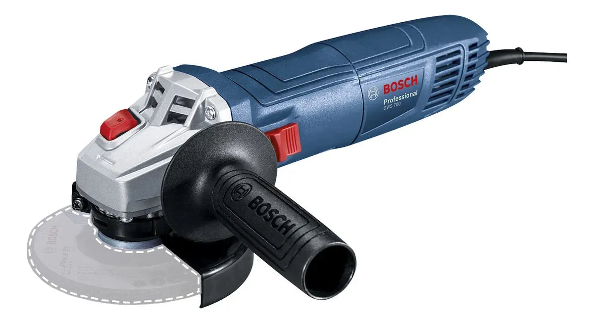Rotomartillo Gsb 13 Re 750w 1/2 + Miniesmeril Gws700 4-1/2 Color Azul Frecuencia 60 Hz