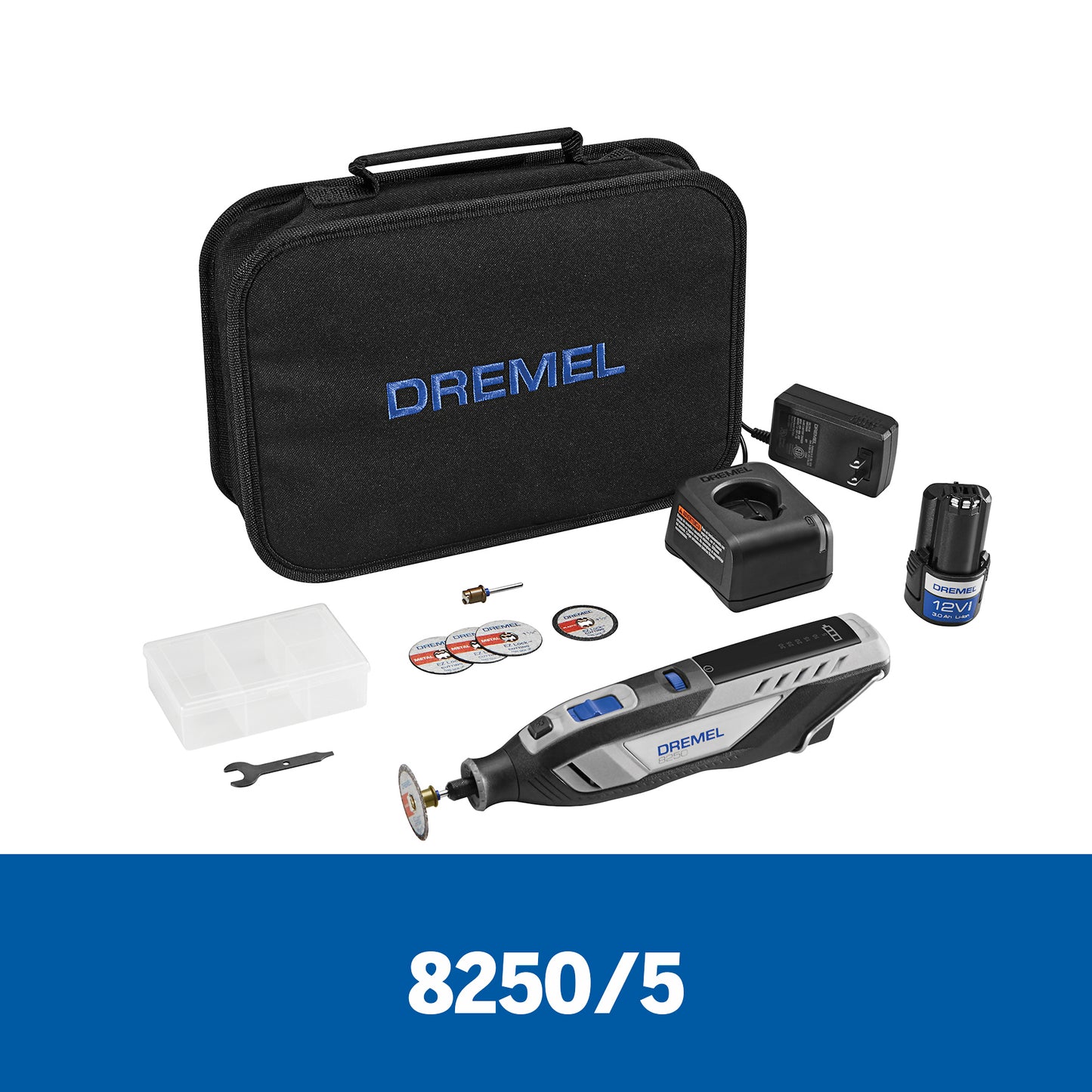 Dremel 8250 Mototool 36w + 5 Acc.+ Bateria + Estuche
