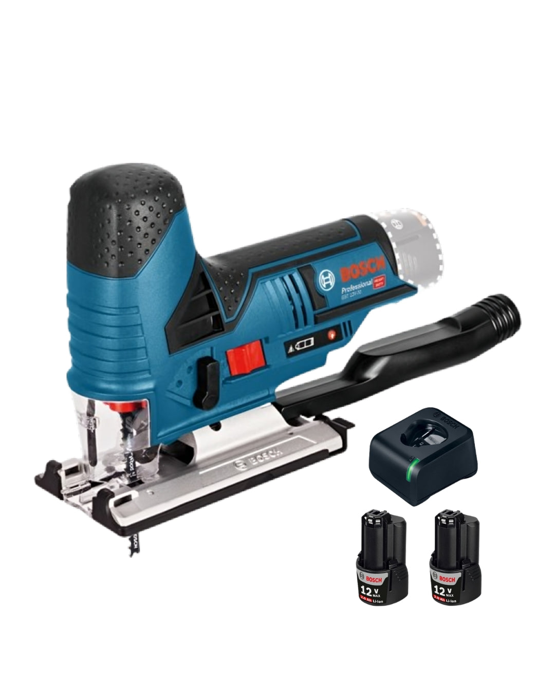 Gst 185-li Professional Sierra Caladora Inalámbrica Bosch+ Kit Cargador 12V