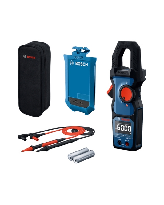 Alicates Amperímetros Bosch Gmc 600-15 + Bateria 3.7v 1.0ah